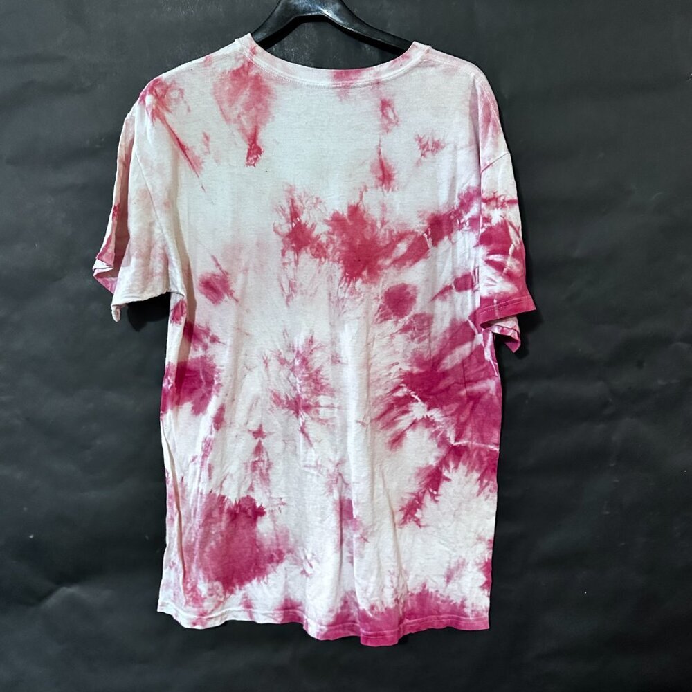 Marc Ecko Shirt Tie Dyed Cotton Red Tee T-shirt Size Large Statue of Liberty - Picture 3 of 5